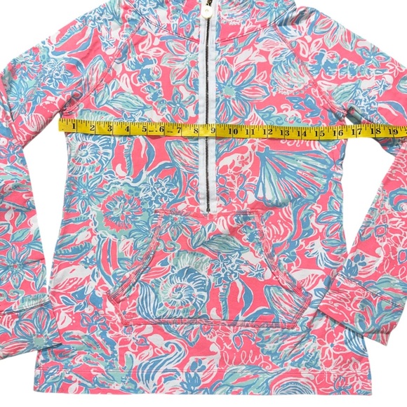 Lilly Pulitzer Pink and Blue popover XS - Picture 4 of 5